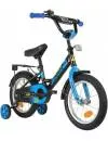 Детский велосипед Novatrack Forest 14 2021 141FOREST.BK21 (черный/синий) фото 2