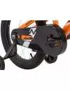 Велосипед детский Novatrack Juster 16 2020 (оранжевый/черный) фото 6
