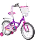 Детский велосипед Novatrack Little Girlzz 16 2023 167GIRLZZ.VL23 (фиолетовый) фото 2