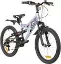 Детский велосипед Novatrack Shark 20 20SS6V.SHARK.GRB6 (серо-голубой) фото 2
