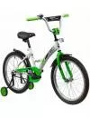 Детский велосипед Novatrack Strike 20 2020 203STRIKE.WTG20 (белый/зеленый) фото 2