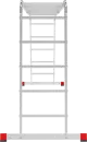 Лестница-трансформер Новая высота 4x5 ступеней (3321405) icon 3