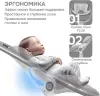 Детский шезлонг Nuovita Agio AG2 (серебристый/серый) icon 8