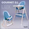 Стульчик для кормления Nuovita Gourmet G1 Lux (голубой) icon 8