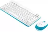 Клавиатура + мышь Logitech MK245 Nano (белый) фото 3