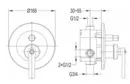 Смеситель Omnires Armance AM5235 CR icon 2