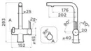 Смеситель OMOIKIRI HOTARU-GM icon 3