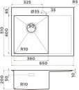 Кухонная мойка Omoikiri Akisame 65 IN-L icon 2