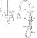 Смеситель Omoikiri Akita-S AZ icon 6