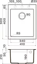 Кухонная мойка Omoikiri Bosen 41 GR icon 2