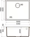 Кухонная мойка Omoikiri Bosen 54-U EV icon 2