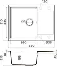 Кухонная мойка Omoikiri Daisen 65 ES icon 4