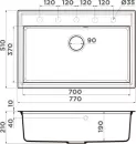 Кухонная мойка Omoikiri Daisen 77 ES icon 4