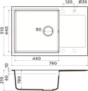 Кухонная мойка Omoikiri Daisen 78-LB PA icon 2