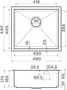 Кухонная мойка Omoikiri Kasen 49-16 INT GM фото 2