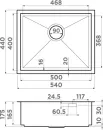 Кухонная мойка Omoikiri Kasen 54-16 INT IN icon 2