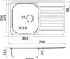 Кухонная мойка Omoikiri Kashiogawa 79 IN фото 2