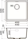 Кухонная мойка Omoikiri Kata 44-U BL icon 2