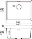 Кухонная мойка Omoikiri Kata 54-U WH icon 4