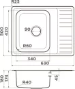 Кухонная мойка Omoikiri Sagami 63 IN icon 2