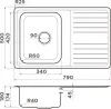 Кухонная мойка Omoikiri Sagami 79 IN icon 2