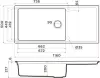 Кухонная мойка Omoikiri Sintesi 116-WG icon 2