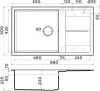 Кухонная мойка Omoikiri Sumi 86A GB icon 2