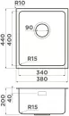 Кухонная мойка Omoikiri Tadzava 38-U/I Ultra 15 IN icon 2