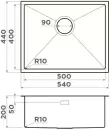 Кухонная мойка Omoikiri Taki 54-U/IF-GB icon 2