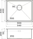 Кухонная мойка Omoikiri Taki 54-U/IF-IN icon 2