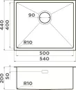 Кухонная мойка Omoikiri Taki 54-U/IF-IN Microdecor фото 4