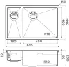 Кухонная мойка Omoikiri Taki 69-2-U/IF IN-R Side icon 2