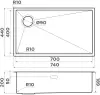Кухонная мойка Omoikiri Taki 74-U/IF-L Side LG icon 3