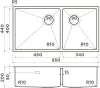 Кухонная мойка Omoikiri Taki 85-2-LB-U/IF GB Side фото 2