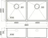 Кухонная мойка Omoikiri Taki 86-2-U/IF LG icon 2