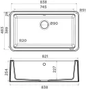 Кухонная мойка Omoikiri Tarento 83 WH фото 2