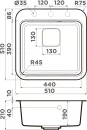 Кухонная мойка Omoikiri Tasogare 51 DC icon 2