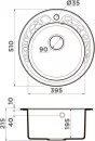 Кухонная мойка Omoikiri Tovada 51 GR icon 2