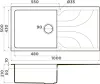 Кухонная мойка Omoikiri Yasugata 100 PL icon 2