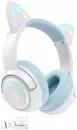 Наушники Onikuma GT838 Cat Ear (белый/голубой) icon