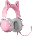 Наушники Onikuma X11 (розовый, с ушками) icon 3