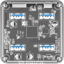 USB-хаб Orico MH4U-U3-10-CR-BP (прозрачный) icon 5