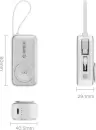 Портативное зарядное устройство Orico S18-D 5000mAh (серебристый) фото 2