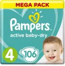 Подгузники Pampers Active Baby-Dry 4 Maxi (9-14 кг) 106 шт icon