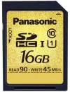 Карта памяти Panasonic SDHC UHS-I 16GB Class 10 (RP-SDUB16GAK) icon