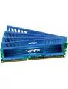 Комплект модулей памяти Patriot Viper 3 Sapphire Blue PV332G160C9QKBL DDR3 PC3-12800 4x8Gb фото 3