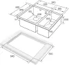 Кухонная мойка Paulmark Gerberg PM225944-GML icon 4