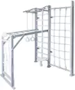 Детский спортивный комплекс Perfetto Sport Scala In Legno Con Rete 2 Grigio PS-130 icon