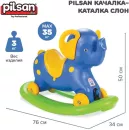 Качалка-каталка Pilsan Слон (синий) фото 2