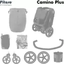 Детская прогулочная коляска Pituso Camino + чехол на ножки / Q-5 (бежевый) icon 4